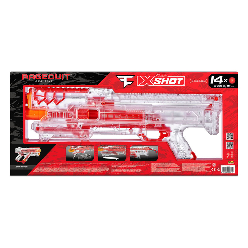 Load image into Gallery viewer, Zuru x-shot chaos faze ragequit met 24 dartballen
