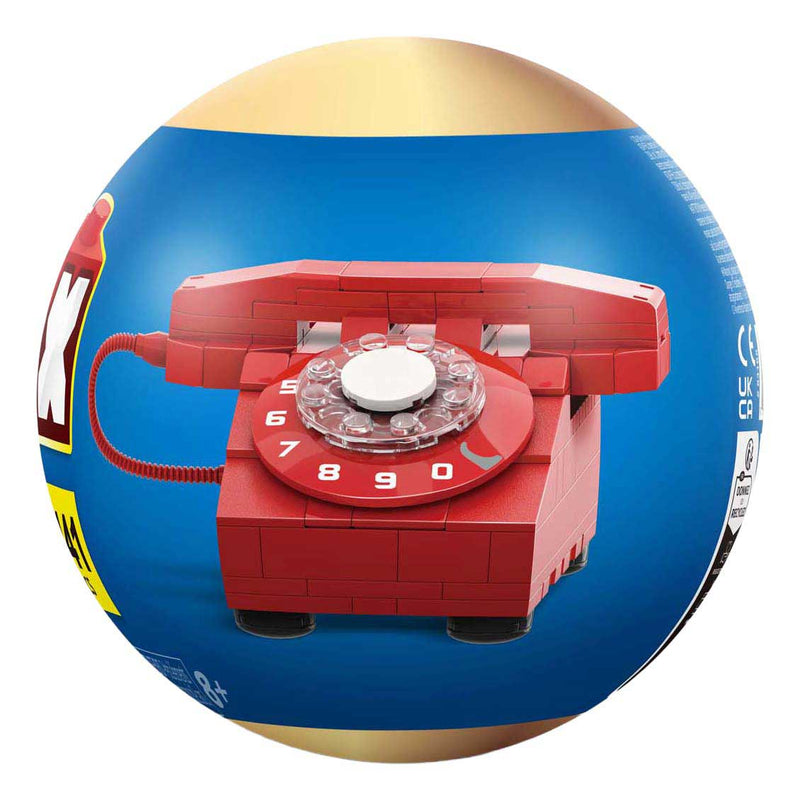 Afbeelding laden in galerijviewer, Zuru max premium retro telefoon bouwset in verrassingsbal - 141dlg.