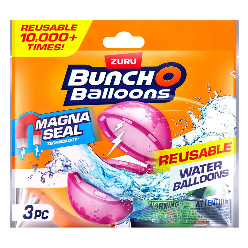 Afbeelding laden in galerijviewer, Zuru waterballonnen herbruikbaar magnetisch 3-pack zomerplezier.