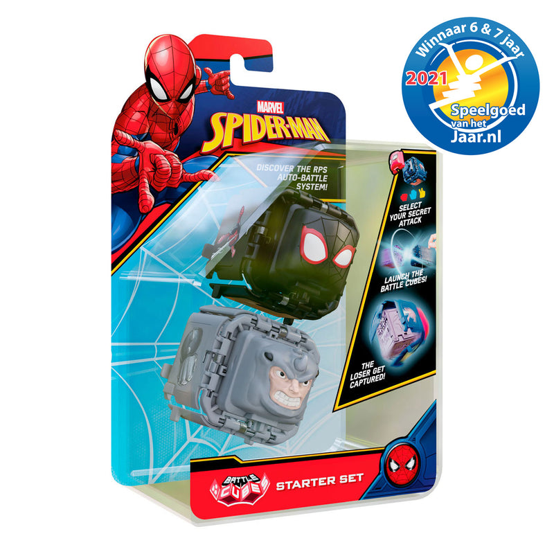 Load image into Gallery viewer, Boti marvel spiderman battle cube - miles morales vs rhino