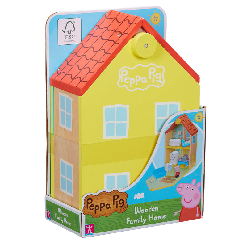 Load image into Gallery viewer, Boti houten poppenhuis peppa pig met accessoires