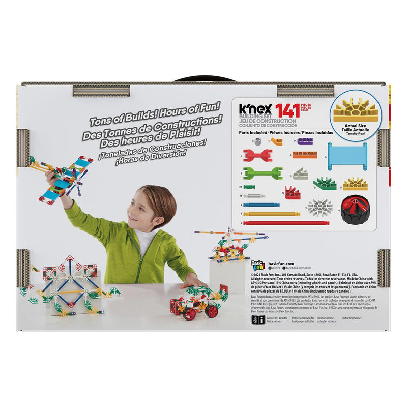 Cargue la imagen en el visor de la galería, K'nex classics beginner 40 modellen bouwset, 141dlg.