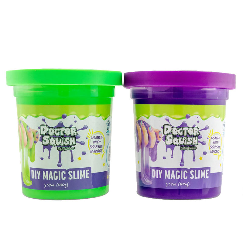 Load image into Gallery viewer, Boti doctor squish slijm value pack - groen en paars, 240 gram