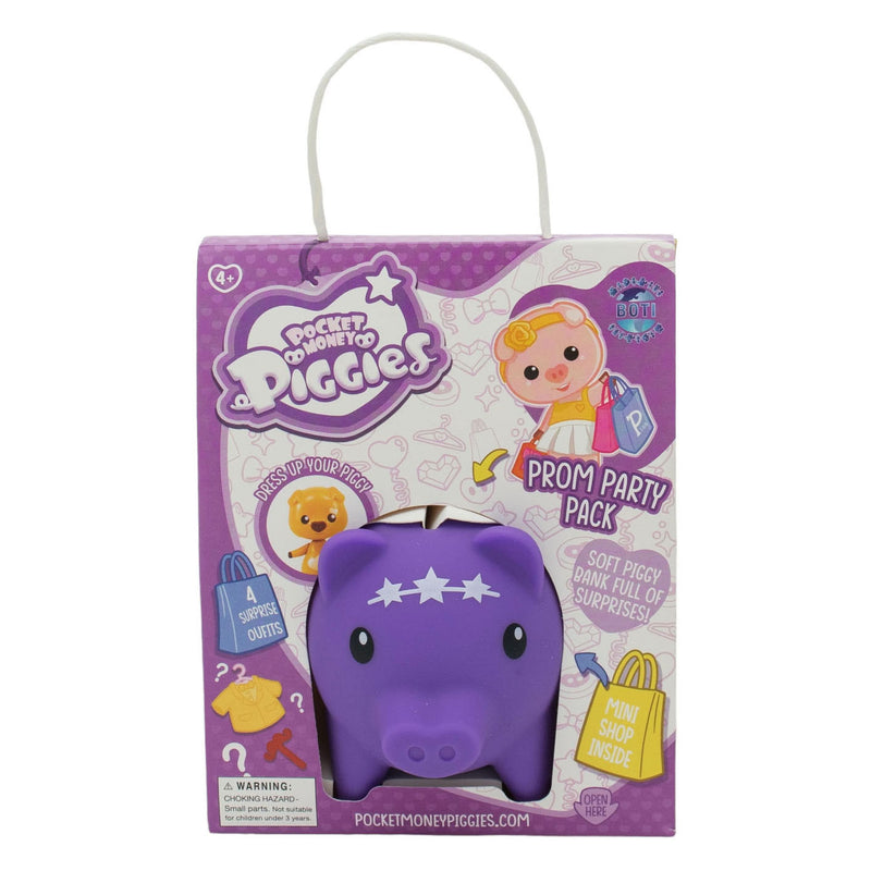 Load image into Gallery viewer, Boti pockey money piggies speelfiguur met spaarpot - prom party pack