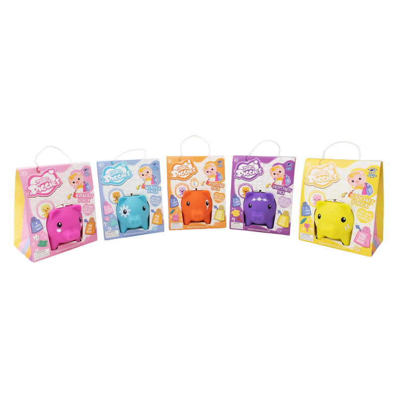 Load image into Gallery viewer, Boti Pockey Money Piggies Speelfiguur met Spaarpot Winter Pack