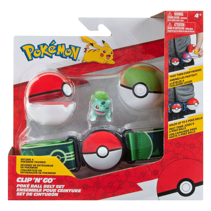 Load image into Gallery viewer, Boti Clip 'N' Go Poke Ball met Riem Speelset, 4dlg.