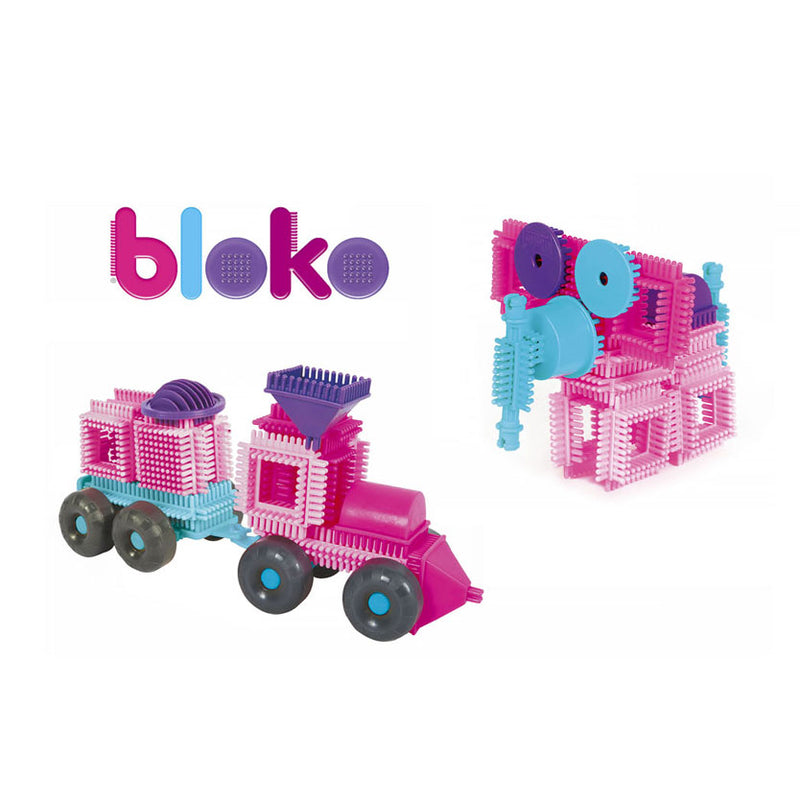 Load image into Gallery viewer, Boti Bloko Nopper Bouwblokken Roze, 50dlg.
