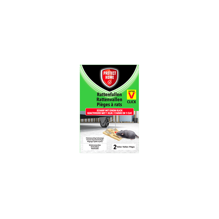 Afbeelding laden in galerijviewer, Pro-tect 1066345 - val ratten plastic 2 stuks | 2 stuks