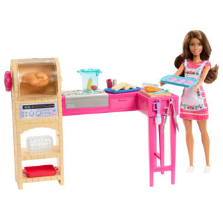 Cargue la imagen en el visor de la galería, Barbie family pop teresa recept voor vriendschap en keukenspeelset