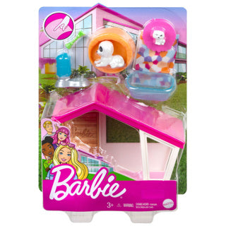 Load image into Gallery viewer, Barbie mini playset hondenhuis met hondje | 3 stuks