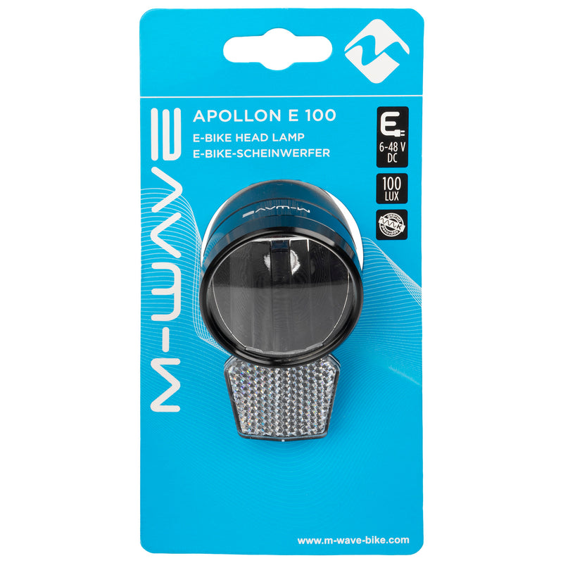 Afbeelding laden in galerijviewer, M-wave apollon e 100 e-bike front light