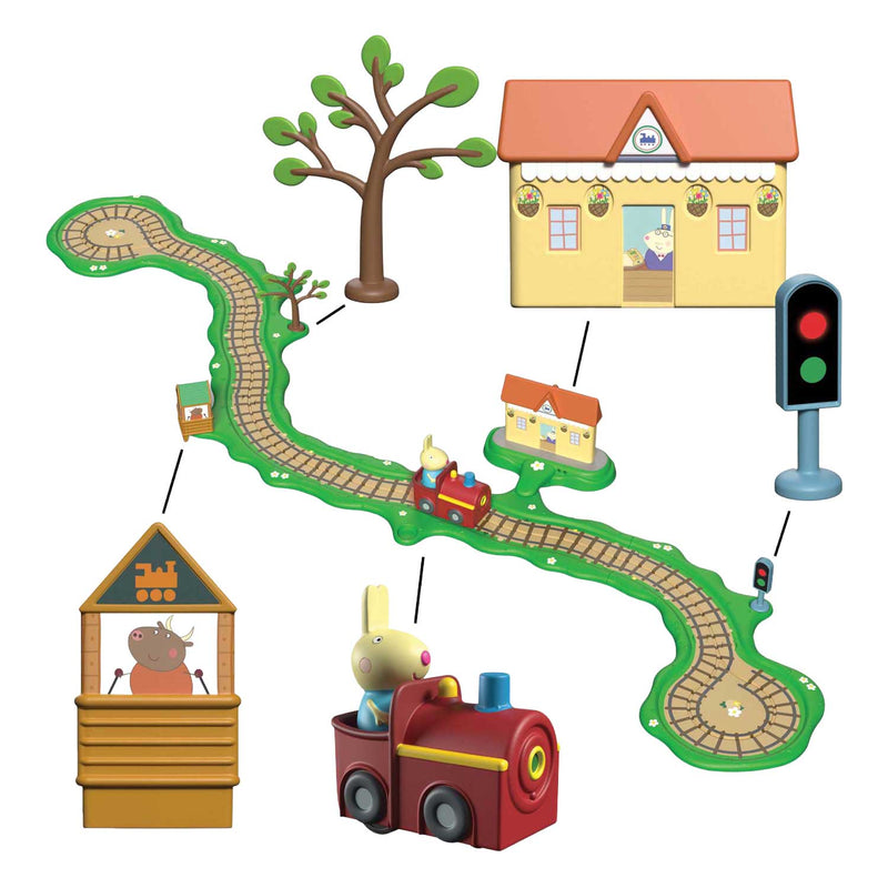 Load image into Gallery viewer, Gear2play peppa pig whizz around - clickety clack trein set