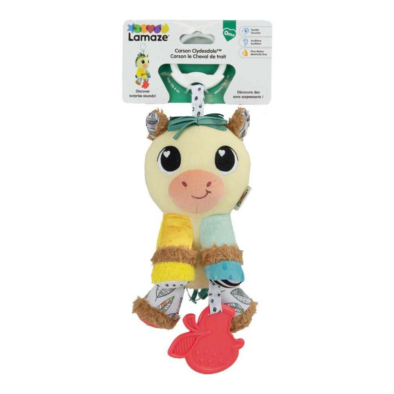 Afbeelding laden in galerijviewer, Lamaze carson het trekpaard - educatief babyspeelgoed - spelen en ontdekken - knuffel