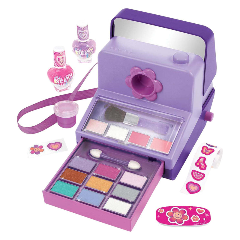 Afbeelding laden in galerijviewer, Make it real - instant glamour camera make-up set met spiegel