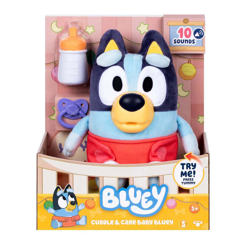Laden Sie das Bild in Galerie -Viewer, Moose toys baby bluey cuddle and care interactief pluchen knuffel