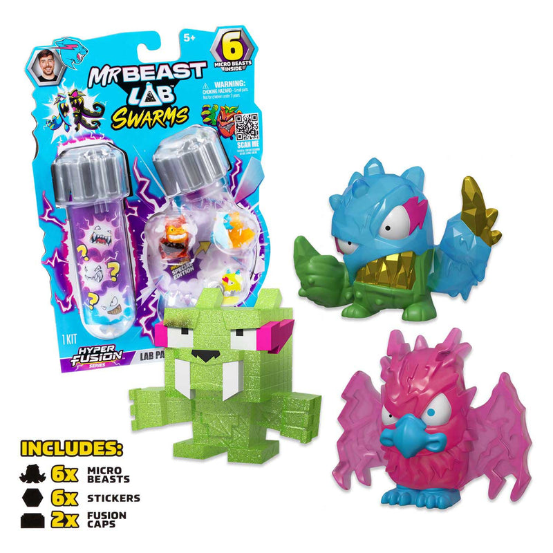 Afbeelding laden in galerijviewer, Moose toys mrbeast swarms fusion pod series 3 - 6dlg.
