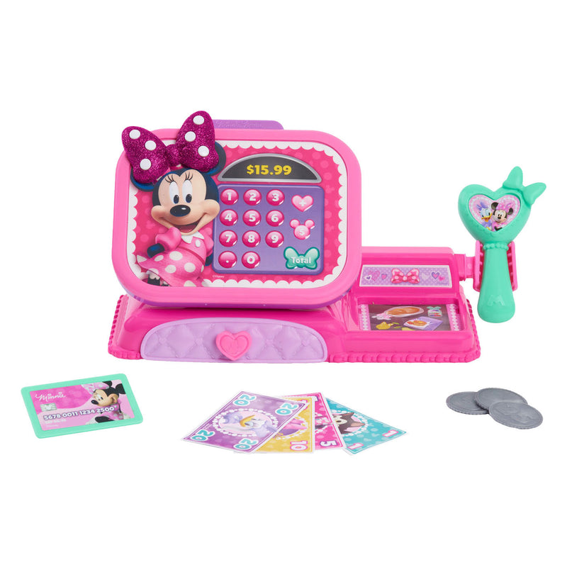 Chargez l'image dans la visionneuse de la galerie, Just play minnie bowtique speelgoedkassa met geluid - 10dlg.
