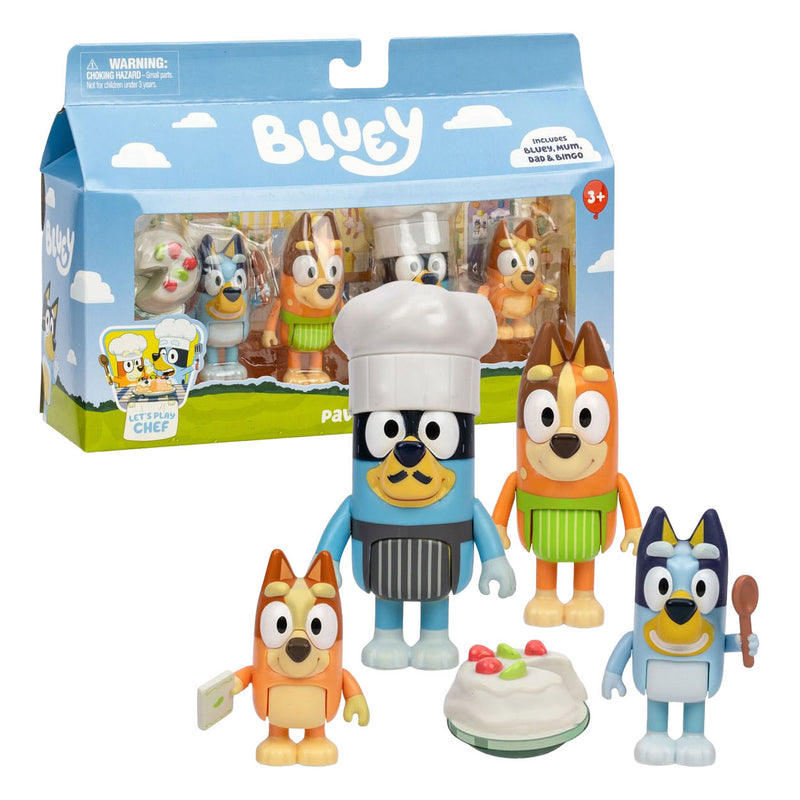 Load image into Gallery viewer, Spectron bluey dessert speelset - 4 figuren