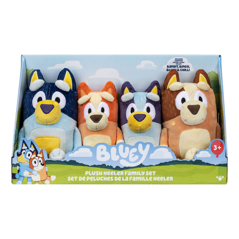 Load image into Gallery viewer, Spectron bluey pluche knuffels set - 4st.