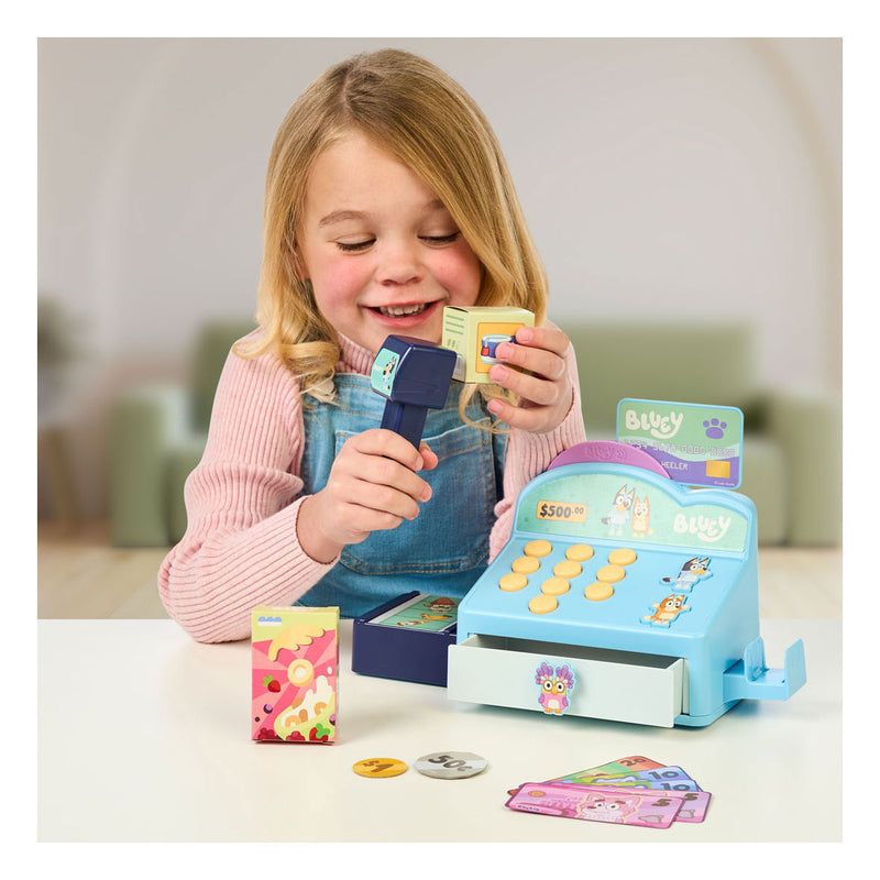 Afbeelding laden in galerijviewer, Moose toys bluey speelgoed kassa