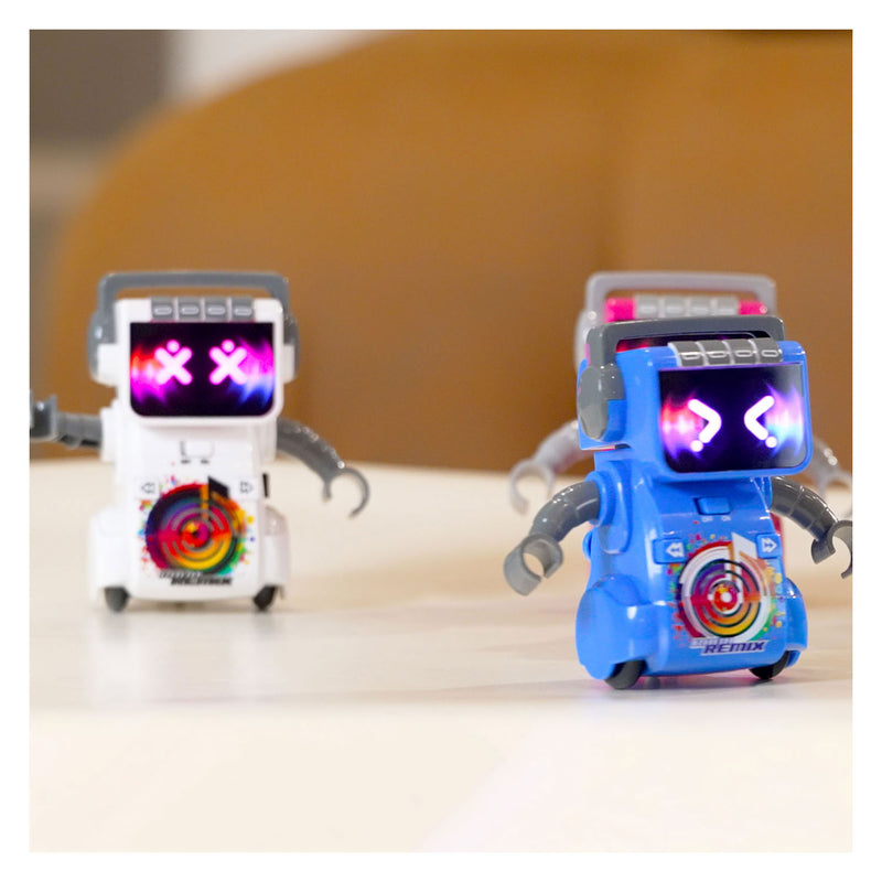 Afbeelding laden in galerijviewer, Silverlit robo remix blauw dansrobot - met licht en geluid