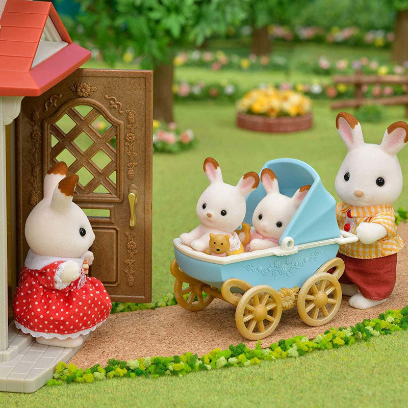Chargez l'image dans la visionneuse de la galerie, Sylvanian families 5432 set tweeling chocoladekonijn