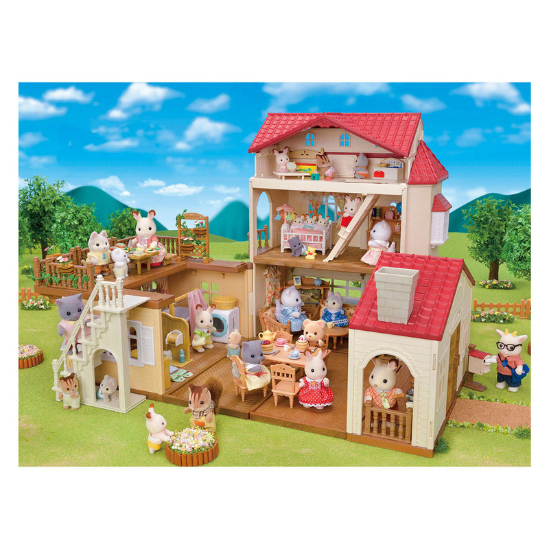 ギャラリービューアに画像をロードする, Sylvanian families 5708- groot poppenhuis met geheime speelkamer- poppenhuis- te combineren met startershuis ( 5567) tot een mega poppenhuis