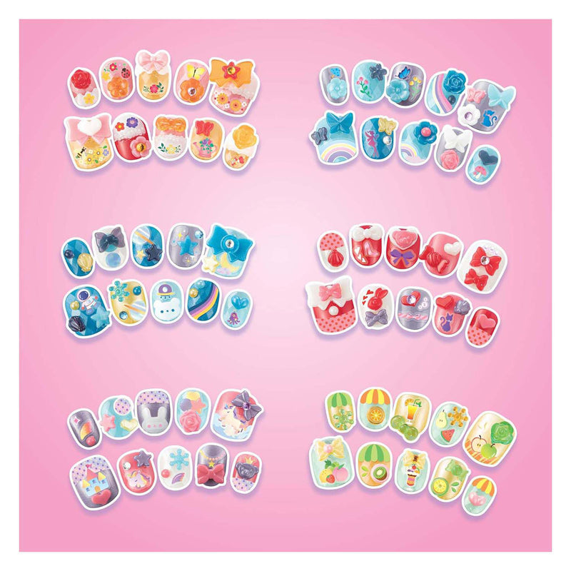 ギャラリービューアに画像をロードする, Aquabeads veelkleurige nagelset voor kinderen- complete nagelstudio inclusief 60 nagels