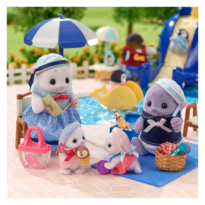 Afbeelding laden in galerijviewer, Sylvanian families 5759 familie zeehond
