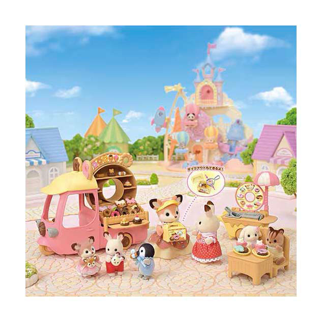 Afbeelding laden in galerijviewer, Sylvanian families 5808 dip dip donut wagen