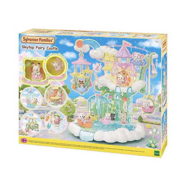 Afbeelding laden in galerijviewer, Sylvanian families 5815 hemels prinsessenkasteel inclusief 2 fluweelzachte speelfiguren