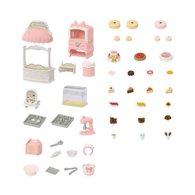 Afbeelding laden in galerijviewer, Sylvanian families 5807 cake shop voor startershuis