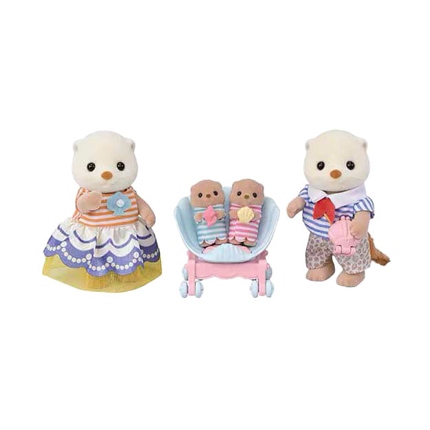 Afbeelding laden in galerijviewer, Epoch sylvanian families 5803 familie zeeotter