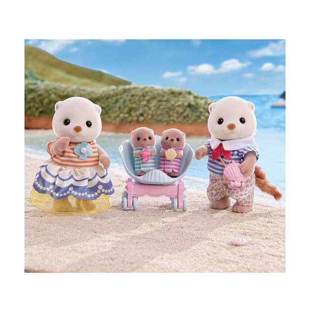 Chargez l'image dans la visionneuse de la galerie, Sylvanian families 5803 familie zeeotter