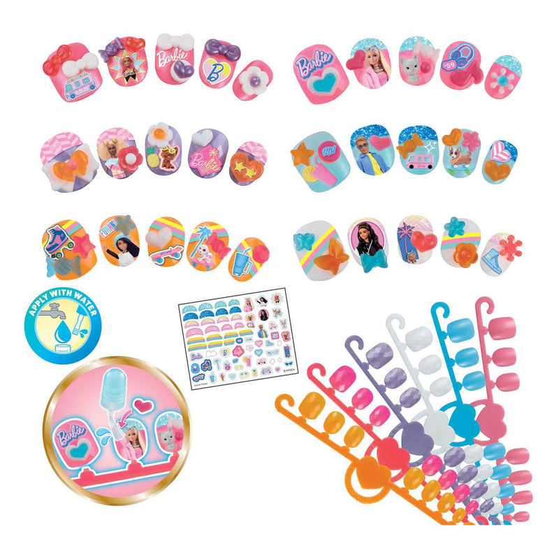 Chargez l'image dans la visionneuse de la galerie, Aquabeads barbie nagel navullingsset- 30 kinder nagels die plakken met water