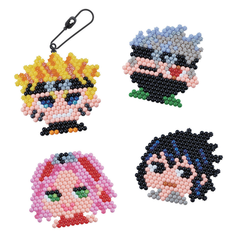 Afbeelding laden in galerijviewer, Aquabeads naruto sleutelhanger knutselset- parels die met water aan elkaar plakken
