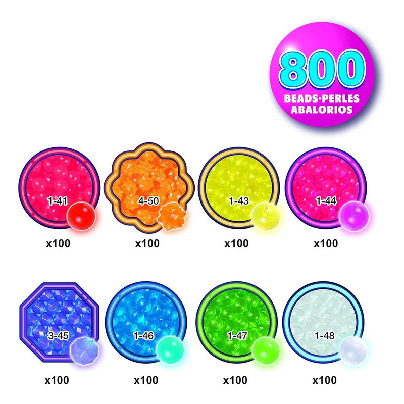 ギャラリービューアに画像をロードする, Aquabeads navulling neonkleuren- 800 parels
