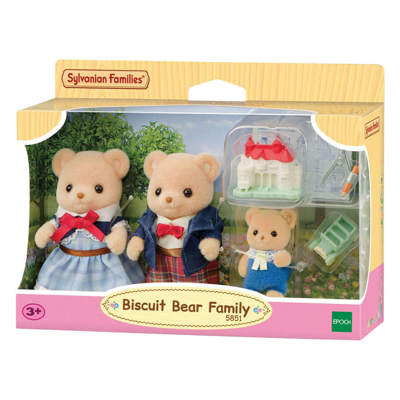 Afbeelding laden in galerijviewer, Sylvanian families 5851 familie biscuit beer- extra fluffy zacht