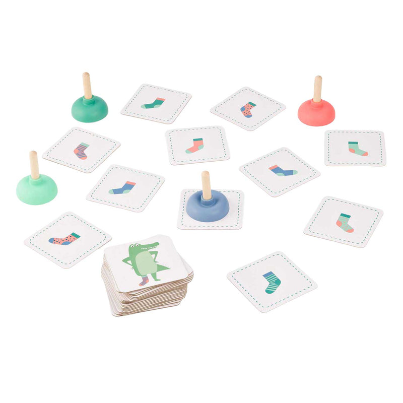 Afbeelding laden in galerijviewer, Bs toys kroko's sok memo - kinderspel