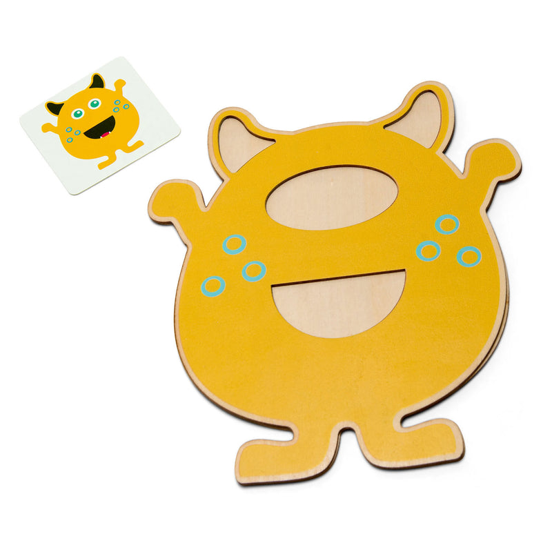 Load image into Gallery viewer, BS Toys Monster Tweelingen Hout Kinderspel