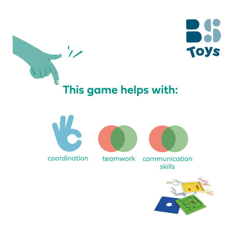 Afbeelding laden in galerijviewer, Bs toys houten balansspel ballen