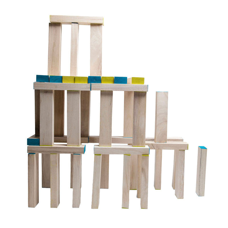 Afbeelding laden in galerijviewer, Bs toys mega houten wiebeltoren spel, 61dlg.