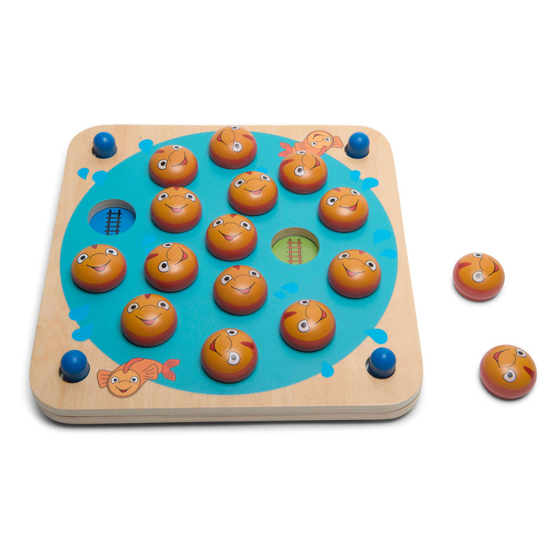Load image into Gallery viewer, Bs toys houten memospel vis, 20dlg.