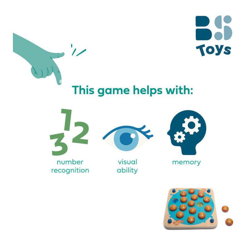 Load image into Gallery viewer, Bs toys houten memospel vis, 20dlg.