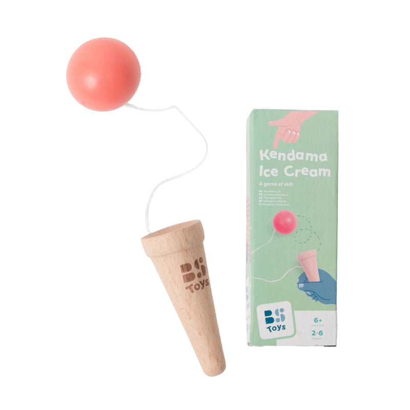 Chargez l'image dans la visionneuse de la galerie, Bs toys kendama ijsje - behendigheidsspel - vangbal - kinder speelgoed - houten spel - coördinatie training - kendama spel - houten speelgoed