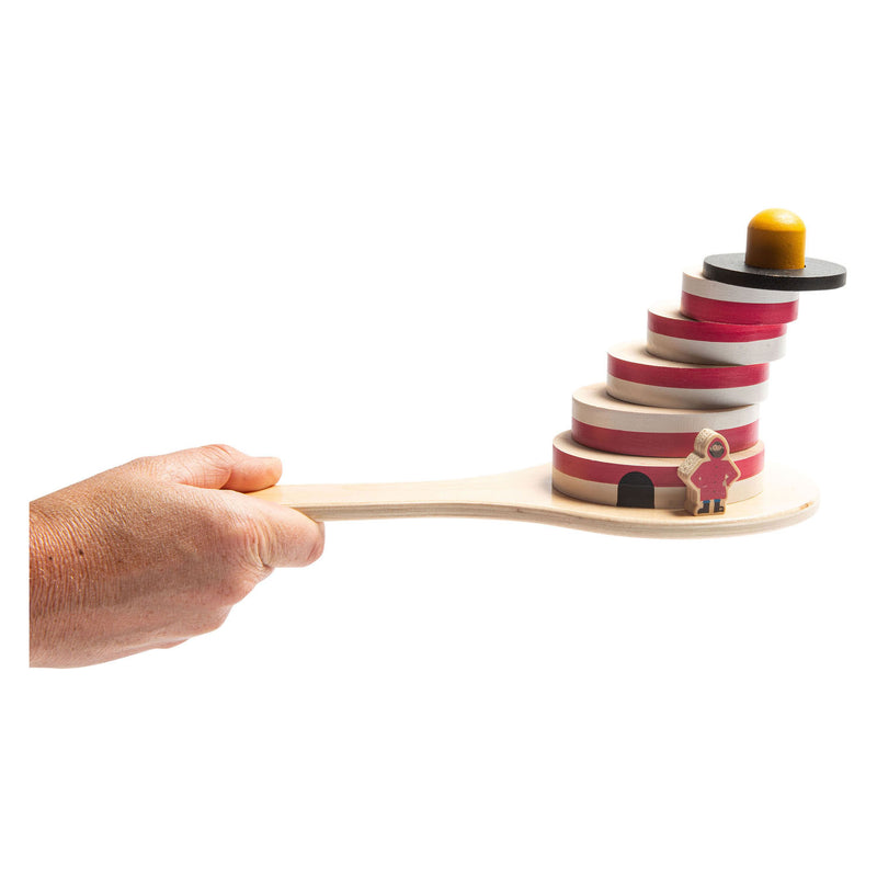 ギャラリービューアに画像をロードする, Bs toys bs vuurtoren estafette - fsc hout - 2 tot 8 spelers - estafettespel - actief spel