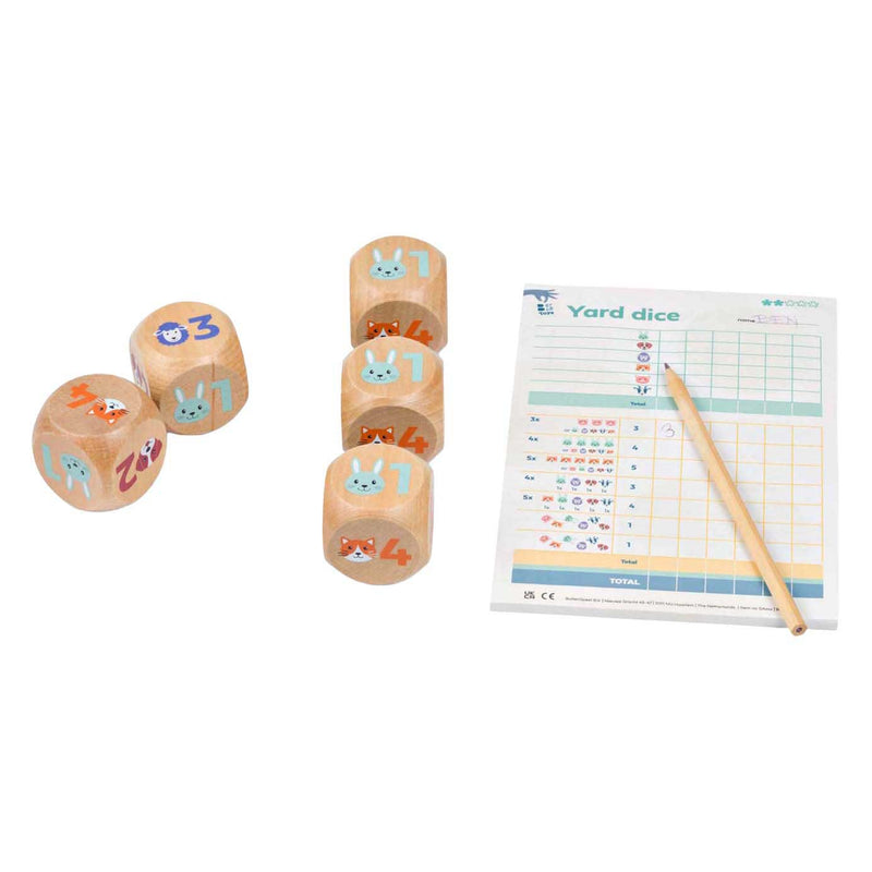 Load image into Gallery viewer, Bs toys houten yatzy junior - 6dlg.