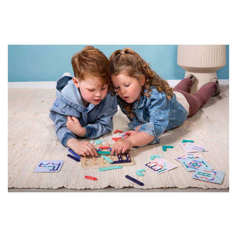 Afbeelding laden in galerijviewer, Bs toys houten geoplank - 40dlg.