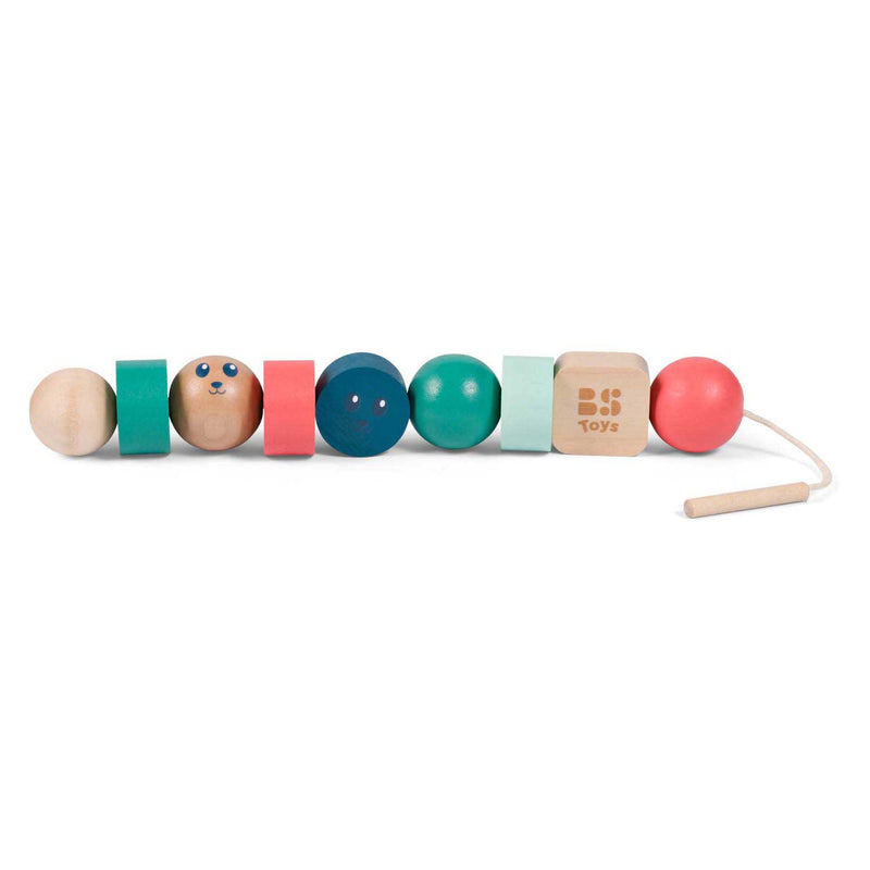 Laden Sie das Bild in Galerie -Viewer, Bs toys junior beads ga533 – kinderspeelgoed houten kralen rijtje