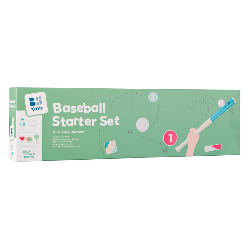 Chargez l'image dans la visionneuse de la galerie, Bs toys – honkbal startset – buitenspel – honkbalset van fsc hout – vanaf 8 jaar